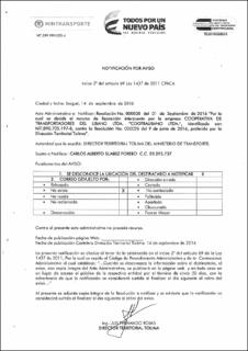Notificacion por Aviso resolucion No 000038 de 2016 TOLIMA.pdf.jpg